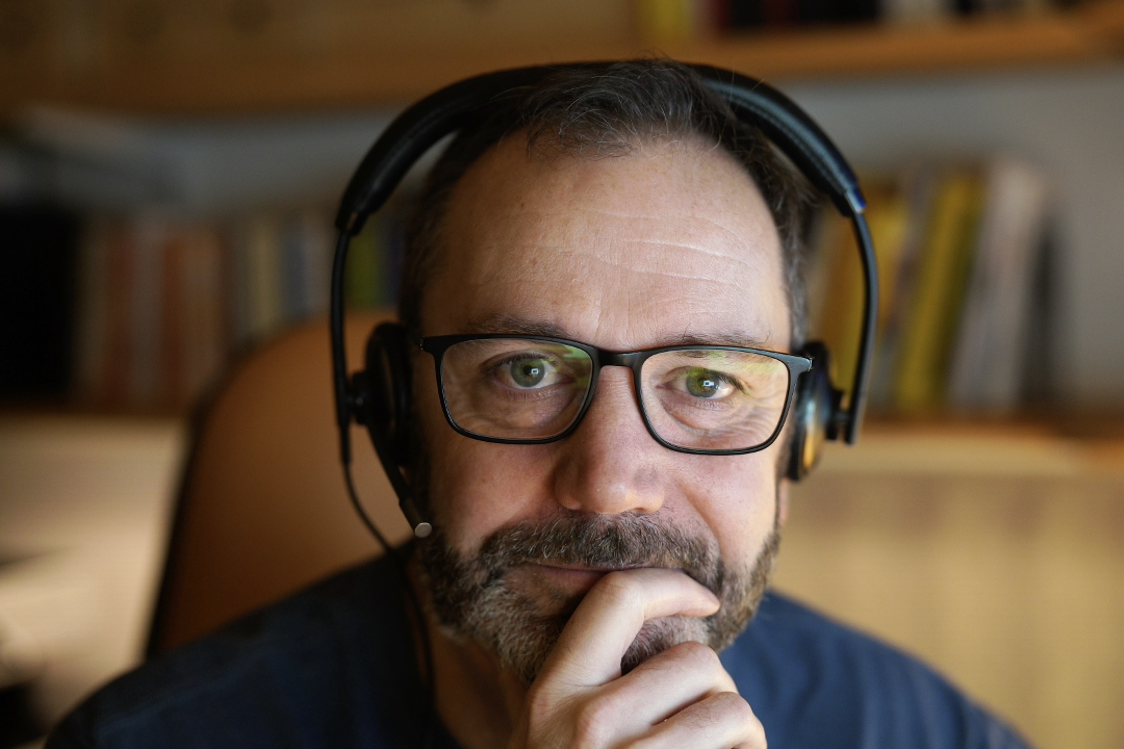 Bernie Smith in einem Videoanruf